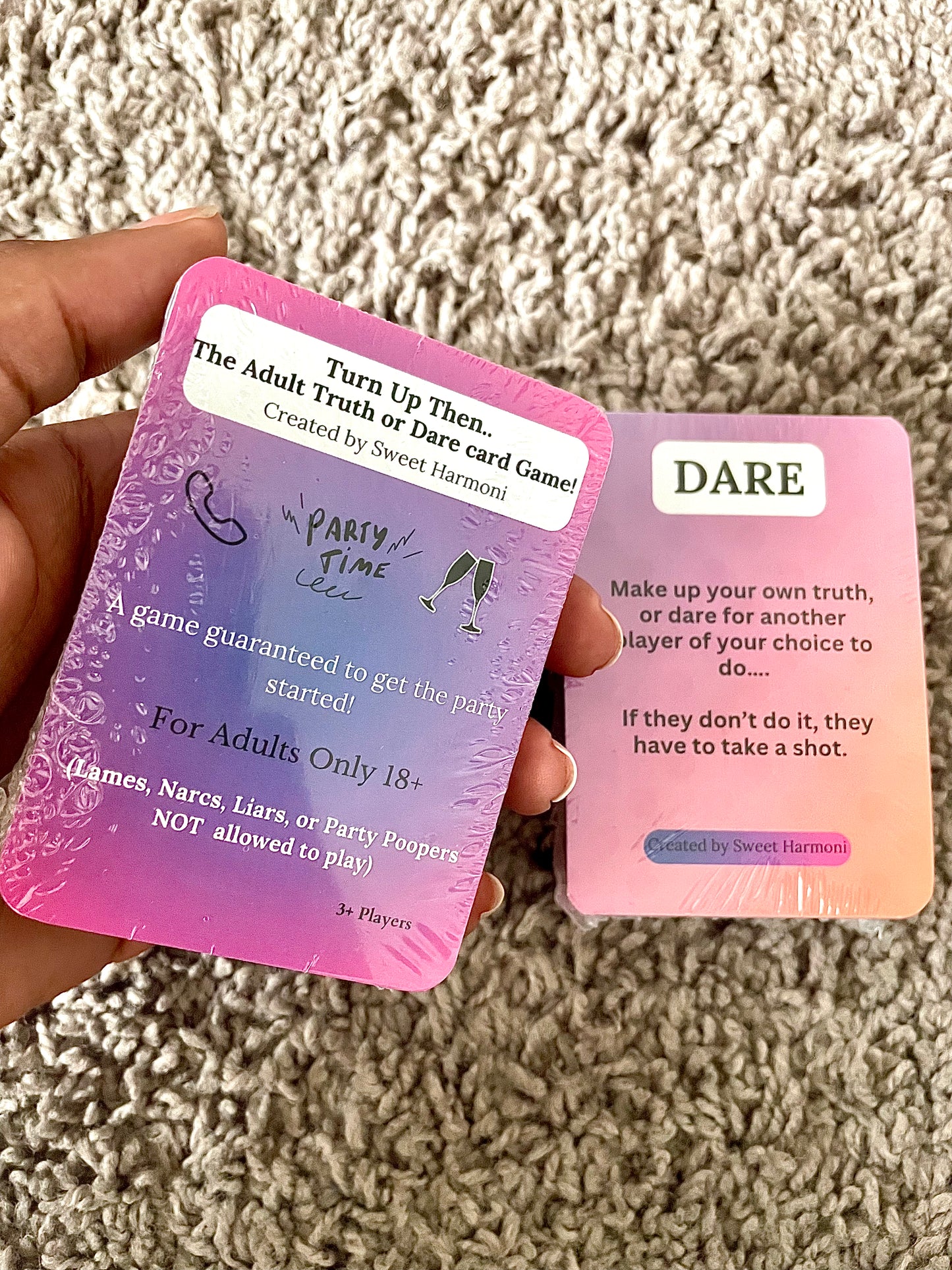 Turn Up Then..The Adult Truth or Dare Card Game!