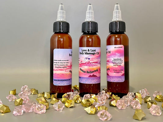 Stress Relief Body Massage Oil - Sweet Harmoni-Massage oil-Sweet Harmoni