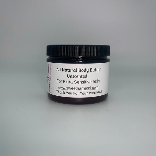 Unscented Body Butter "For Extra Sensitive Skin" - Sweet Harmoni-Body Butter-Sweet Harmoni